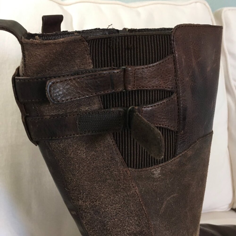 Born Brown Leather Tall Boots - Picture 5 of 13